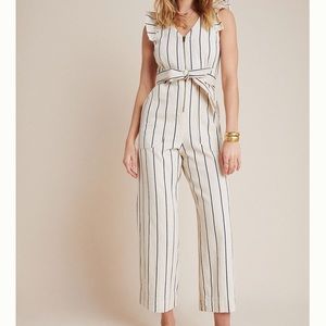 💕 Anthropologie Striped Jumpsuit